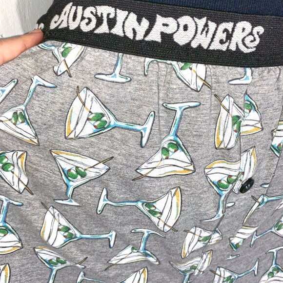 Dirty Martini PJ Set - Austin Powers Boxers and Be as you Are Top - Size Large - Picture 8 of 13